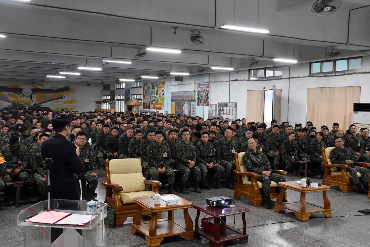 本署與六軍團聯合辦理反賄選宣導活動現場