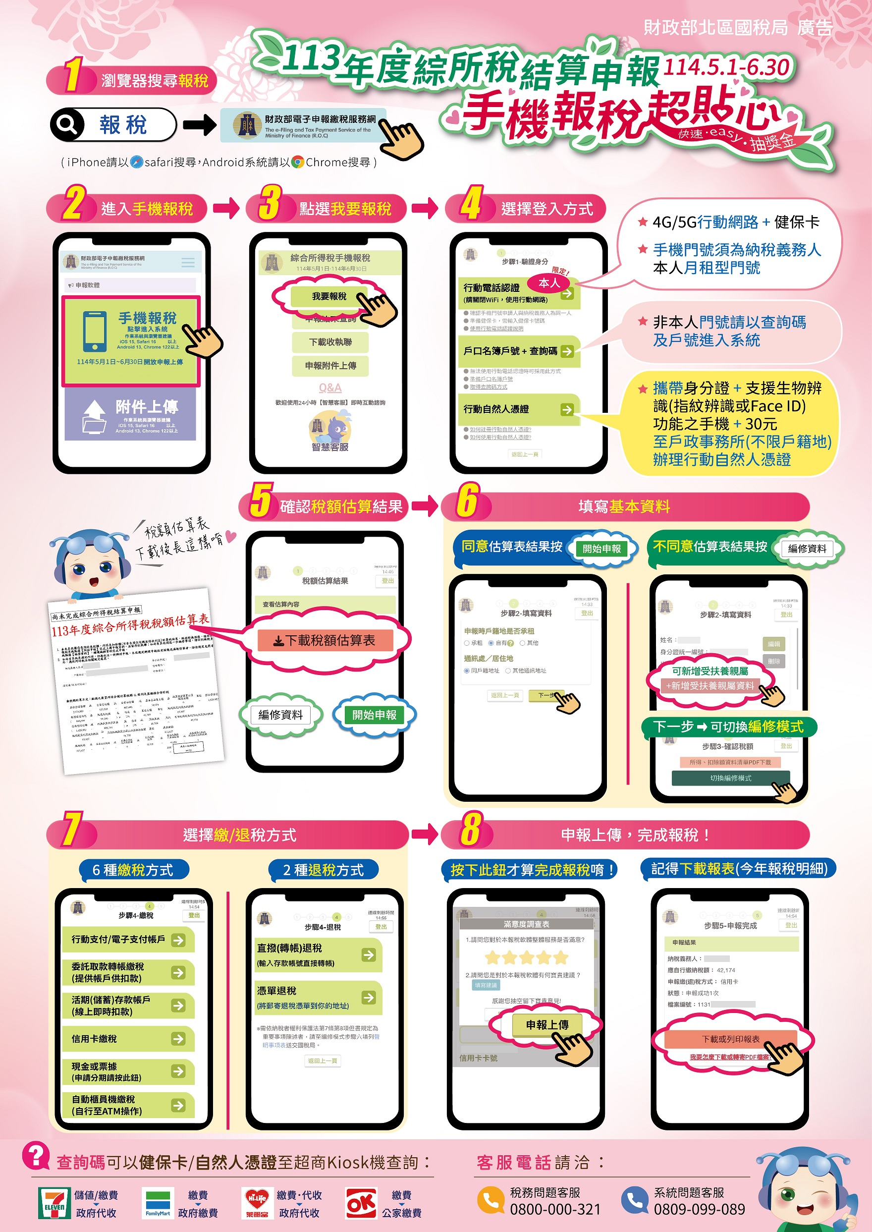 【轉知】財政部北區國稅局桃園分局報稅資訊